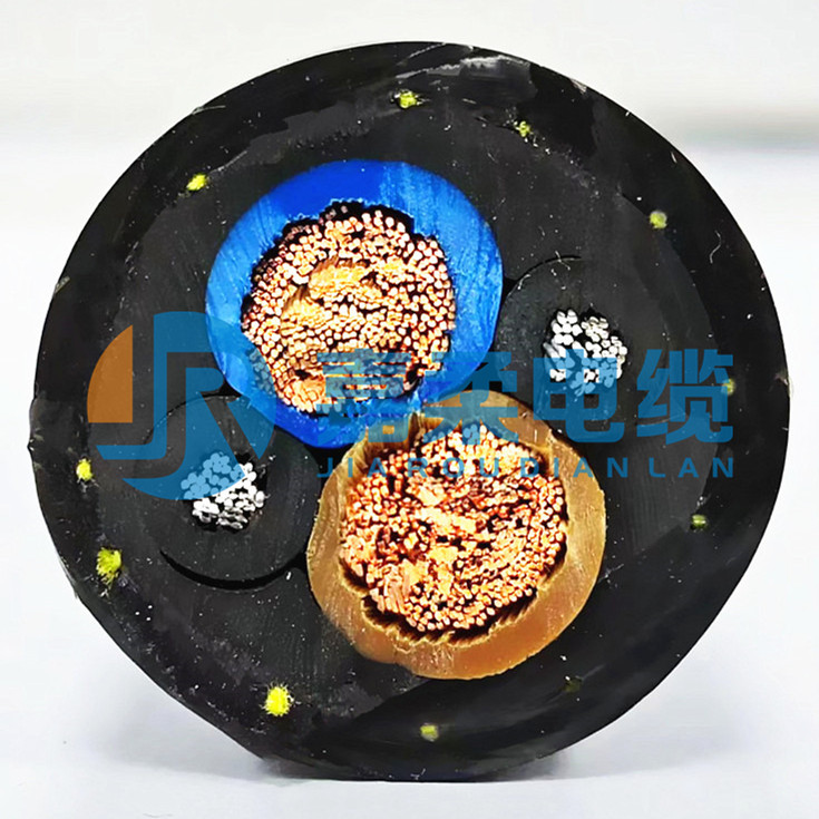 电磁吸盘吊卷筒电缆2*16/2*25带钢丝